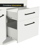 Mueble de Cocina Bajo Agata 1.50 m 2 Puertas 2 Cajones con Encimera