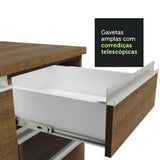 Mueble de Cocina Bajo Glamy 1.50 m 2 Prts 2 Cajones con Mesón de Acero