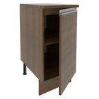 Mueble de Cocina Bajo Glamy 35 cm 1 Puerta Marrón
