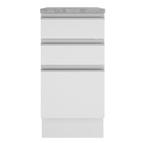 Mueble de Cocina Bajo Glamy 40 cm 3 Cajones