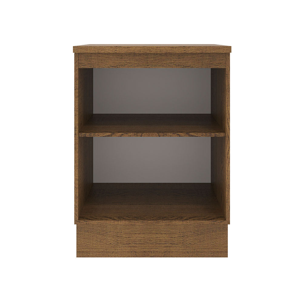 Mueble de Cocina Bajo Agata 60 cm 1 Puerta Marrón/Blanco