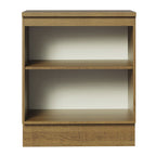 Mueble de Cocina Bajo Glamy 70 cm 2 Puertas Marrón/Blanco