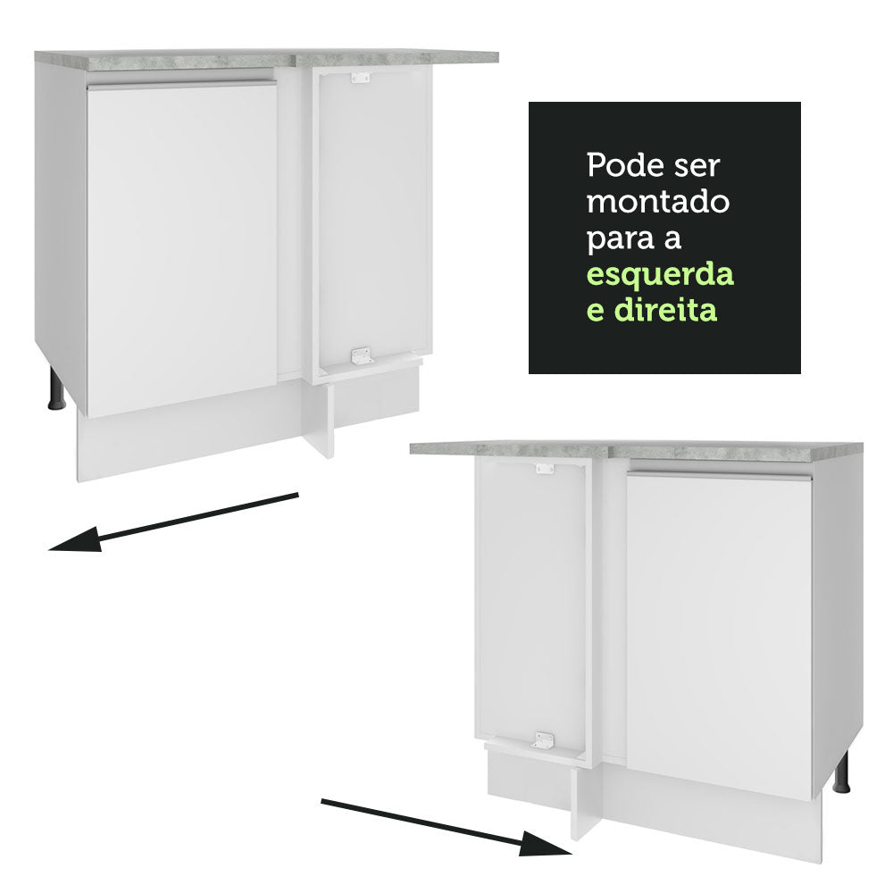 Mueble de Cocina Bajo de Esquina Glamy 1 Puerta