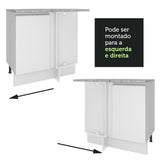 Mueble de Cocina Bajo de Esquina Glamy 1 Puerta