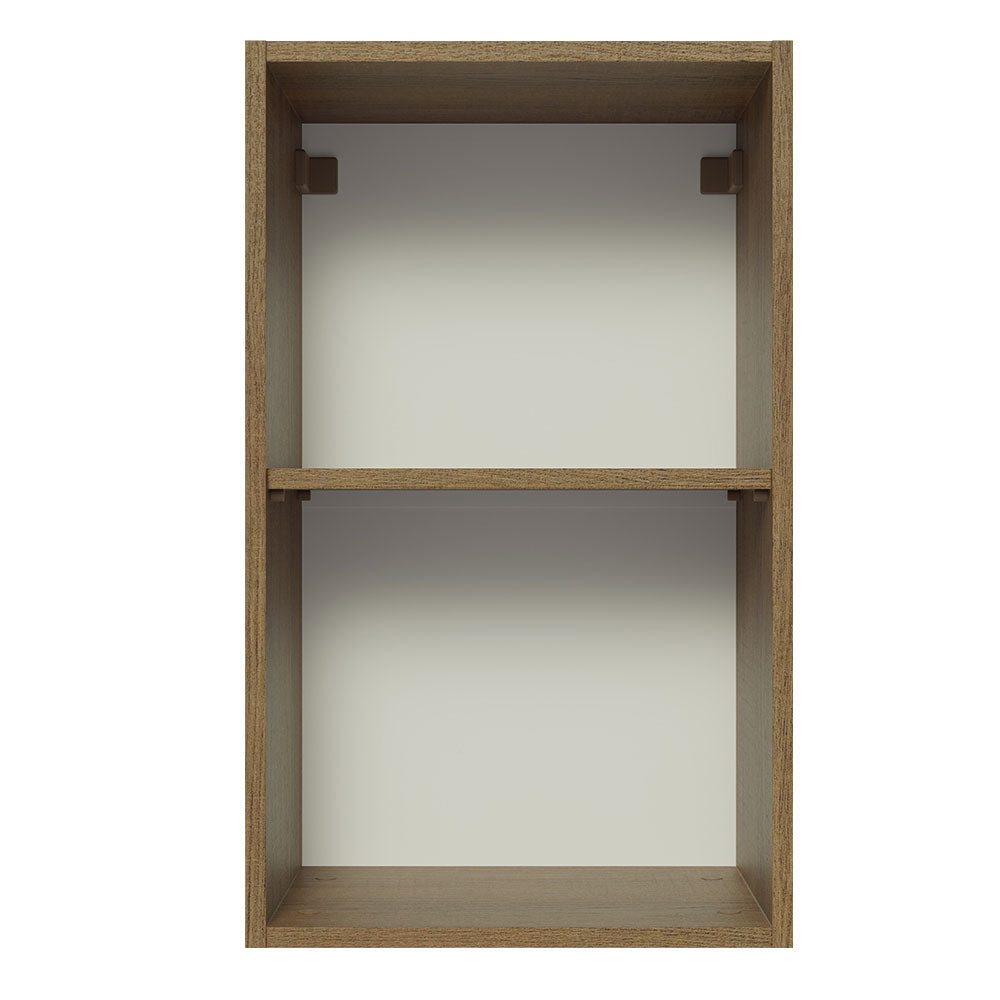 Mueble de Cocina Superior Glamy 40 cm 1 Puerta Marrón/Negro