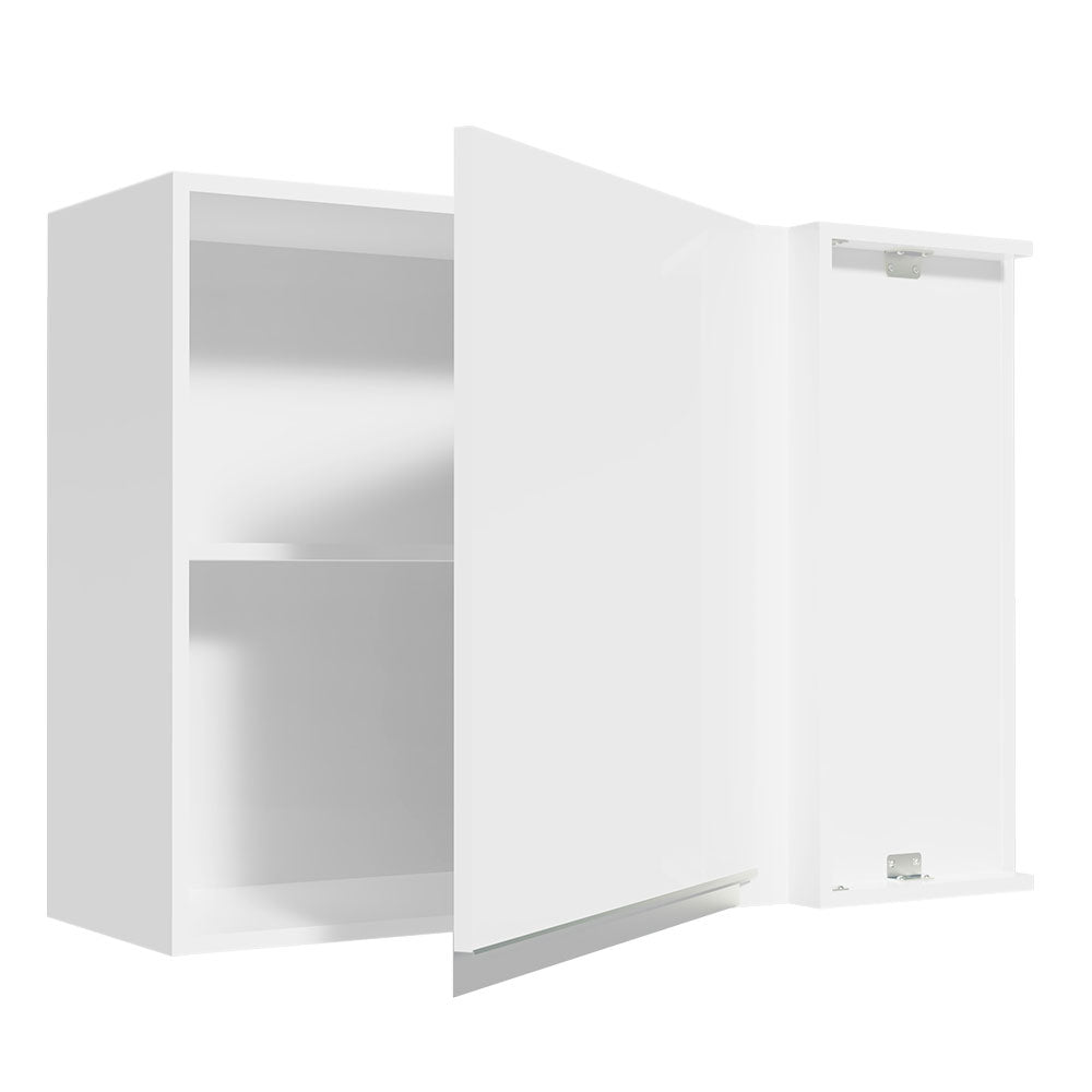 Mueble de Cocina Superior de Esquina Glamy 1 Puerta Blanco