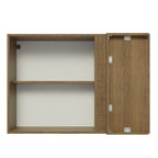 Mueble de Cocina Superior de Esquina Glamy 1 Puerta Marrón