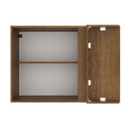 Mueble de Cocina Superior de Esquina Agata 1 Puerta Marrón/Blanco