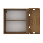 Mueble de Cocina Superior de Esquina Agata 1 Puerta Marrón/Crema
