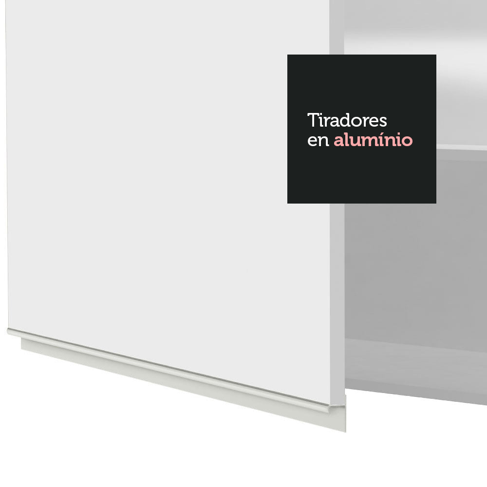 Mueble de Cocina Superior Glamy 80 cm 1 Puerta Abatible Blanco