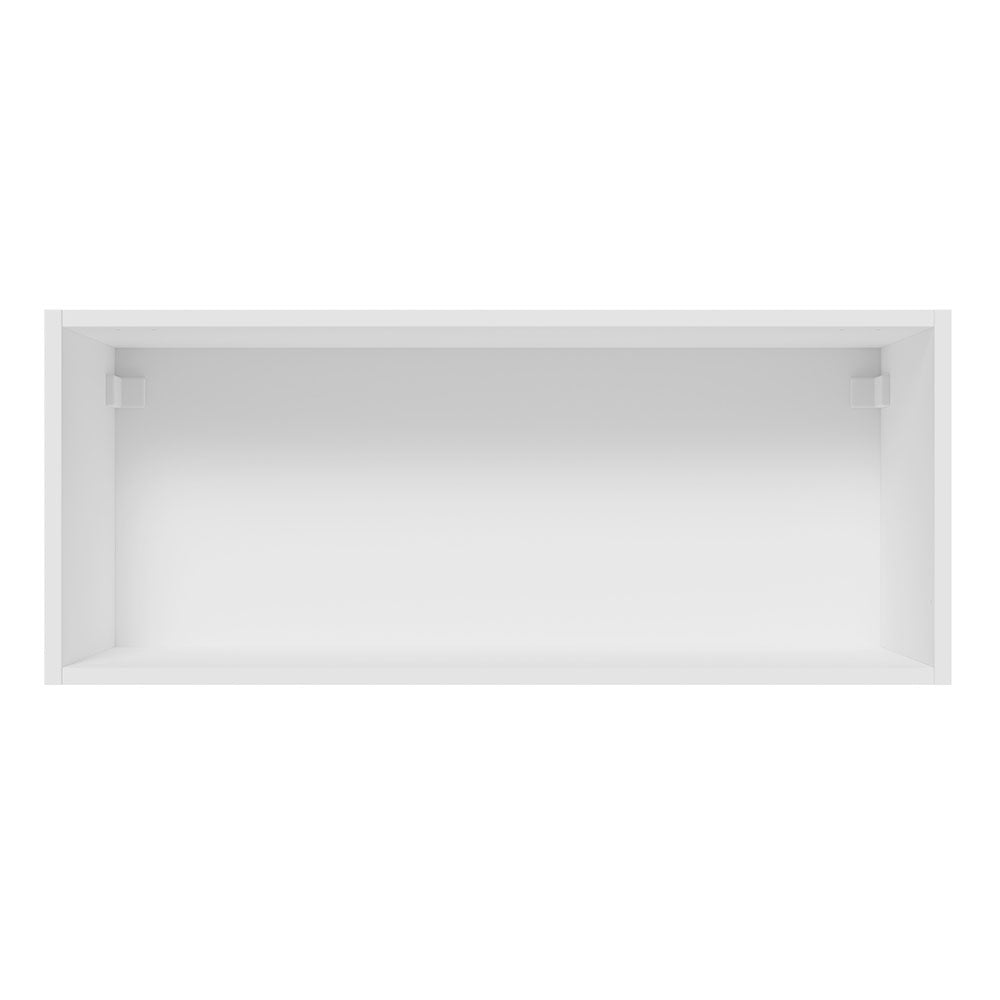 Mueble de Cocina Superior Glamy 80 cm 1 Puerta Abatible Blanco/Marrón
