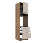 Mueble de Cocina para Hornos Agata 60 cm Marrón/Crema