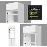Mueble de Cocina para Hornos Glamy 70 cm