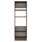 Mueble de Cocina para Horno 70 cm 3 Puertas Marrón/Crema Agata