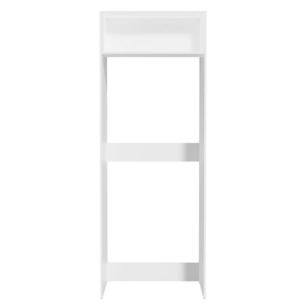 Mueble de Cocina para Nevera Glamy 1 Puerta Abatible Blanco/Negro