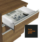 Cocina Integral de Esquina Glamy 4.00 m Marrón 02