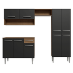 Cocina Integral Emilly Pop 2.30 Metros con Mesón de MDP