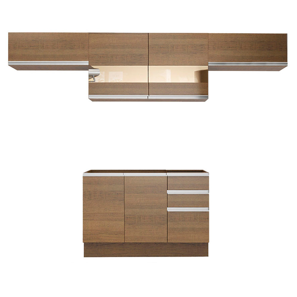 Cocina Integral Marina 2.80 Metros Marrón