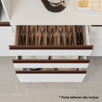 Cocina Integral Reims 2.40 m con Encimera Blanco 02