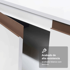 Cocina Integral Reims 2.50 m con Encimera Blanco 07