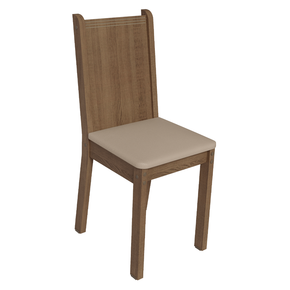 Juego de Comedor Luana con 4 Sillas