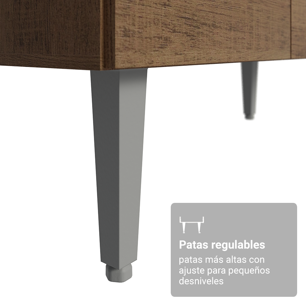 Buffet Aparador Vajillero Madesa 105 cm Marrón