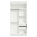 Clóset Tokio 2 Puertas Corredizas 1 Espejo Blanco 218 cm x 109 cm x 54 cm