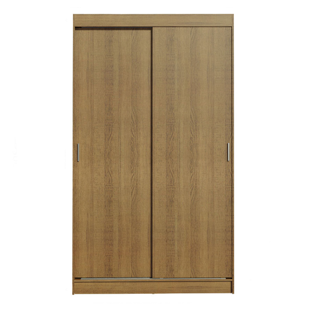Clóset Tokio 2 Puertas Corredizas 2 Cajones Marrón 218 cm x 109 cm x 54 cm