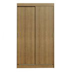 Clóset Tokio 2 Puertas Corredizas 2 Cajones Marrón 218 cm x 109 cm x 54 cm