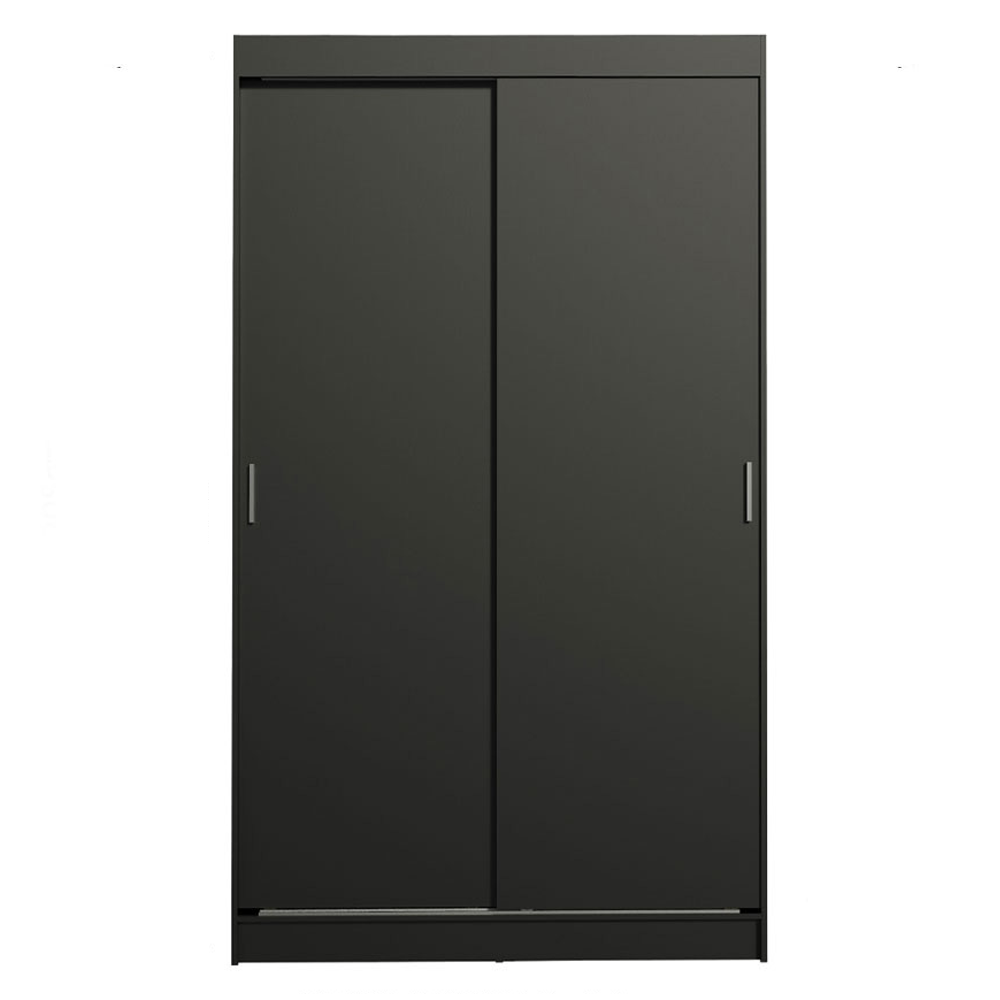 Clóset Tokio 2 Puertas Corredizas 2 Cajones Negro 218 cm x 109 cm x 54 cm