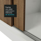 Closet Nobre 3 Puertas Corredizas 2 Espejos