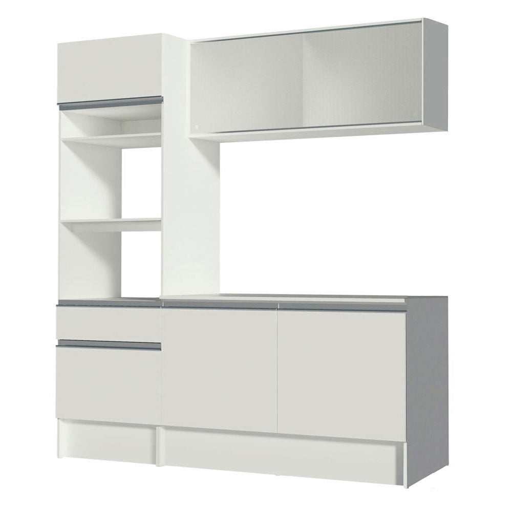 Cocina Integral Topazio 1.80 m con Encimera Blanco