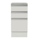 Mueble de Cocina Bajo Glamy 3 Cajones 40 cm x 60 cm con Encimera Blanco