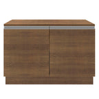 Mueble de Cocina Bajo Glamy 1.20 m 2 Puertas con Encimera Marrón
