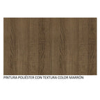 Mueble de Cocina Bajo Glamy 1.20 m 1 Puerta 2 Cajones Marrón