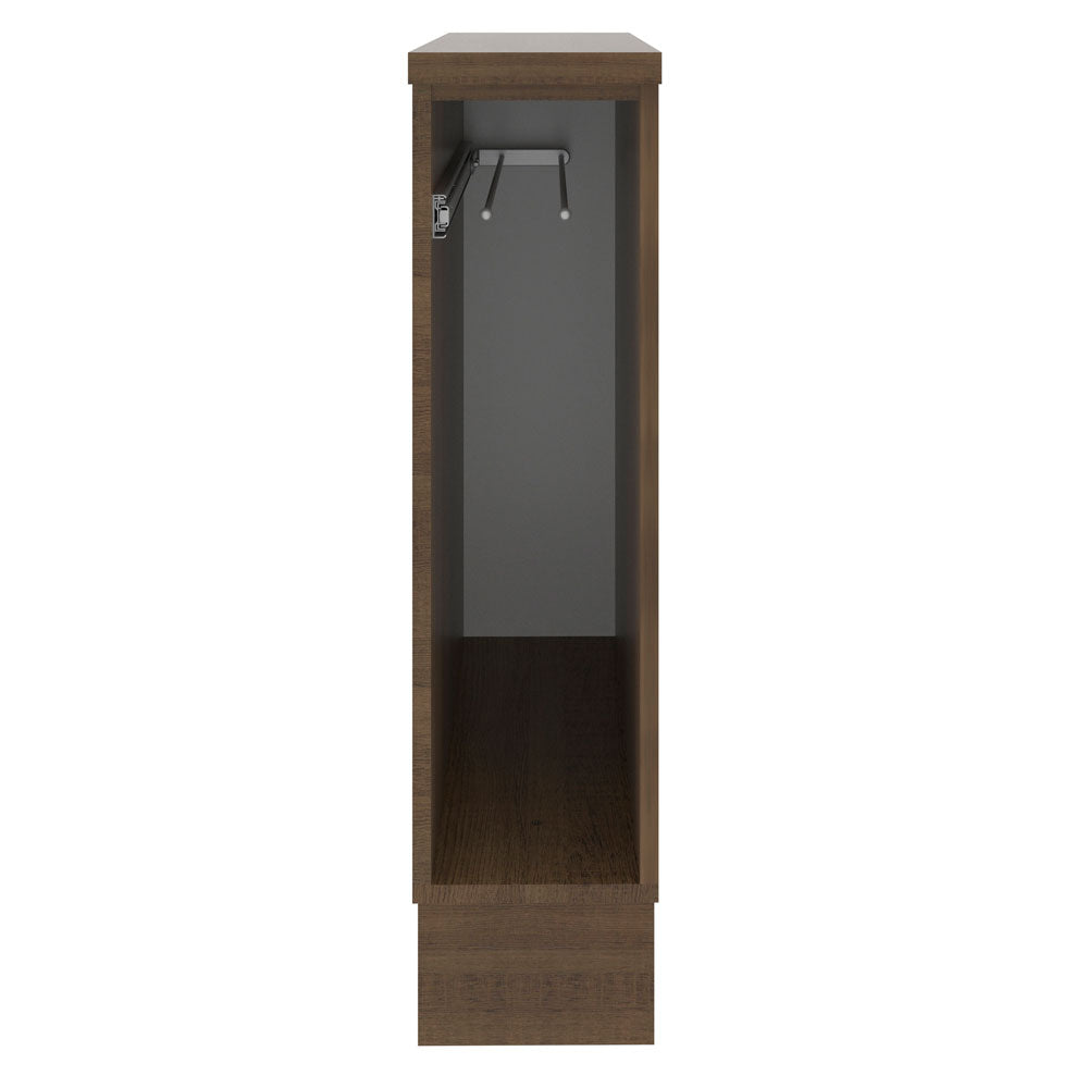 Mueble de Cocina Bajo Portapaños Glamy y Agata 20 cm Marrón