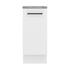 Mueble de Cocina Bajo Agata 35 cm 1 Puerta Blanco