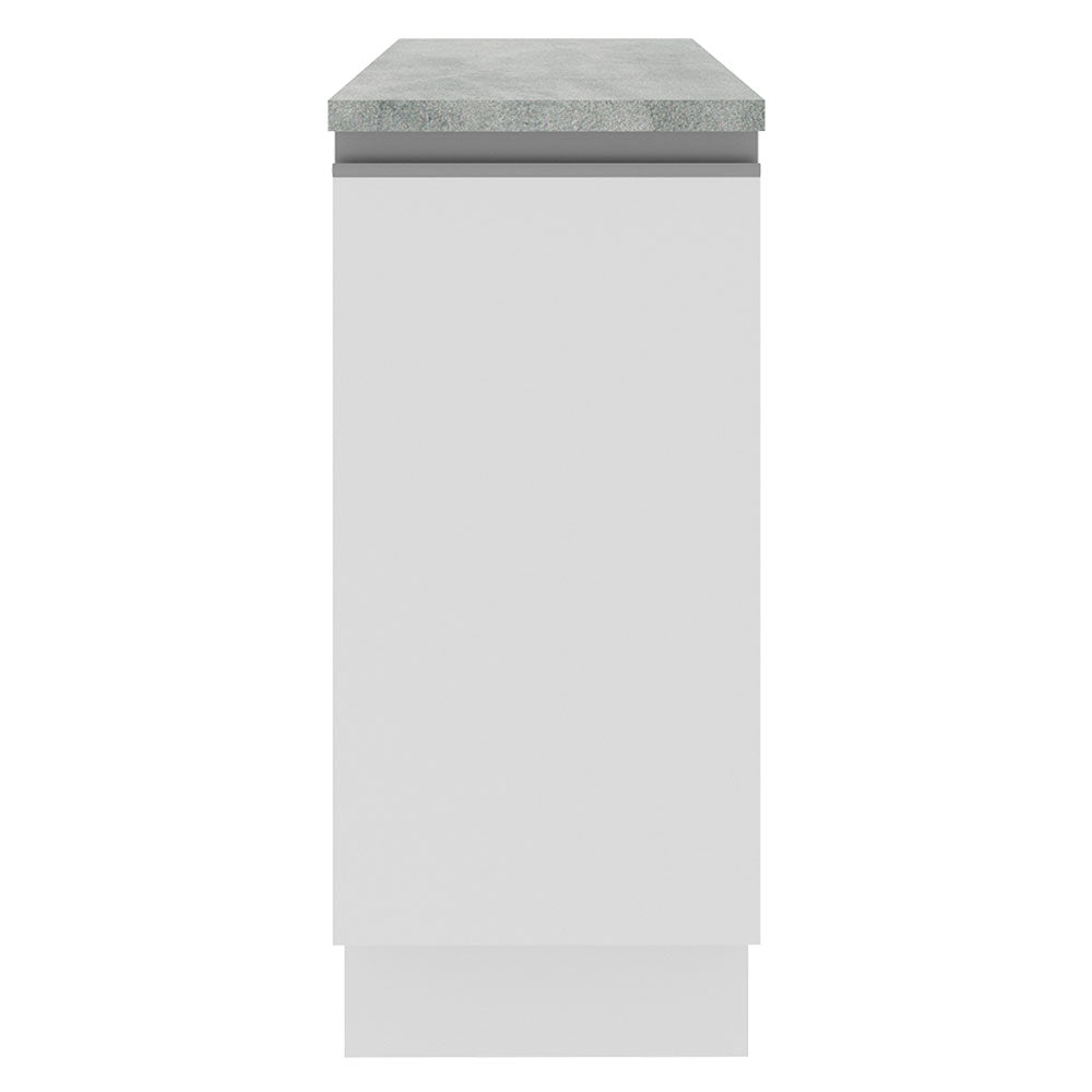 Mueble de Cocina Bajo Glamy 35 cm 1 Puerta Blanco