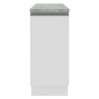 Mueble de Cocina Bajo Glamy 35 cm 1 Puerta Blanco