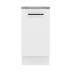 Mueble de Cocina Bajo Agata 40 cm 1 Puerta Blanco