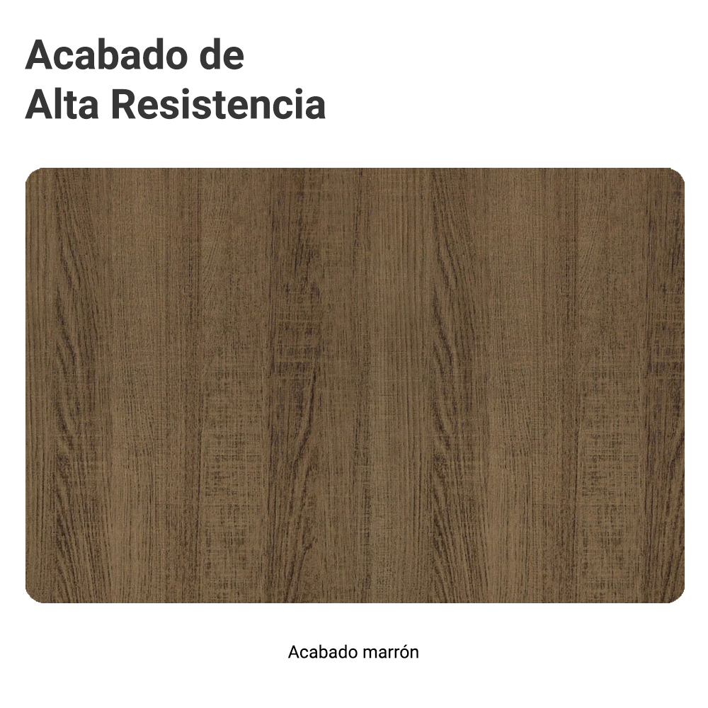 Mueble de Cocina Bajo de Esquina Glamy 1 Puerta Marrón