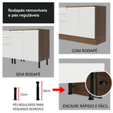 Mueble de Cocina Bajo de Esquina Glamy 1 Puerta