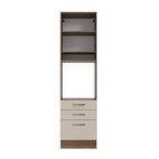 Mueble de Cocina para Hornos Agata 60 cm Marrón/Crema