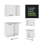 Cocina Integral de Esquina Agata 4.00 m Blanco 01