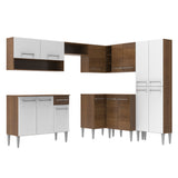 Cocina Integral de Esquina Emilly Ice 4.20 m