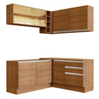 Cocina Integral de Esquina Glamy 3.30 m Marrón 02
