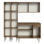 Cocina Integral Emilly 1.70 Metros Marrón 09