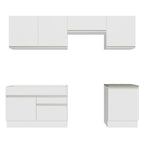 Cocina Integral Glamy 2.60 Metros Blanco 04