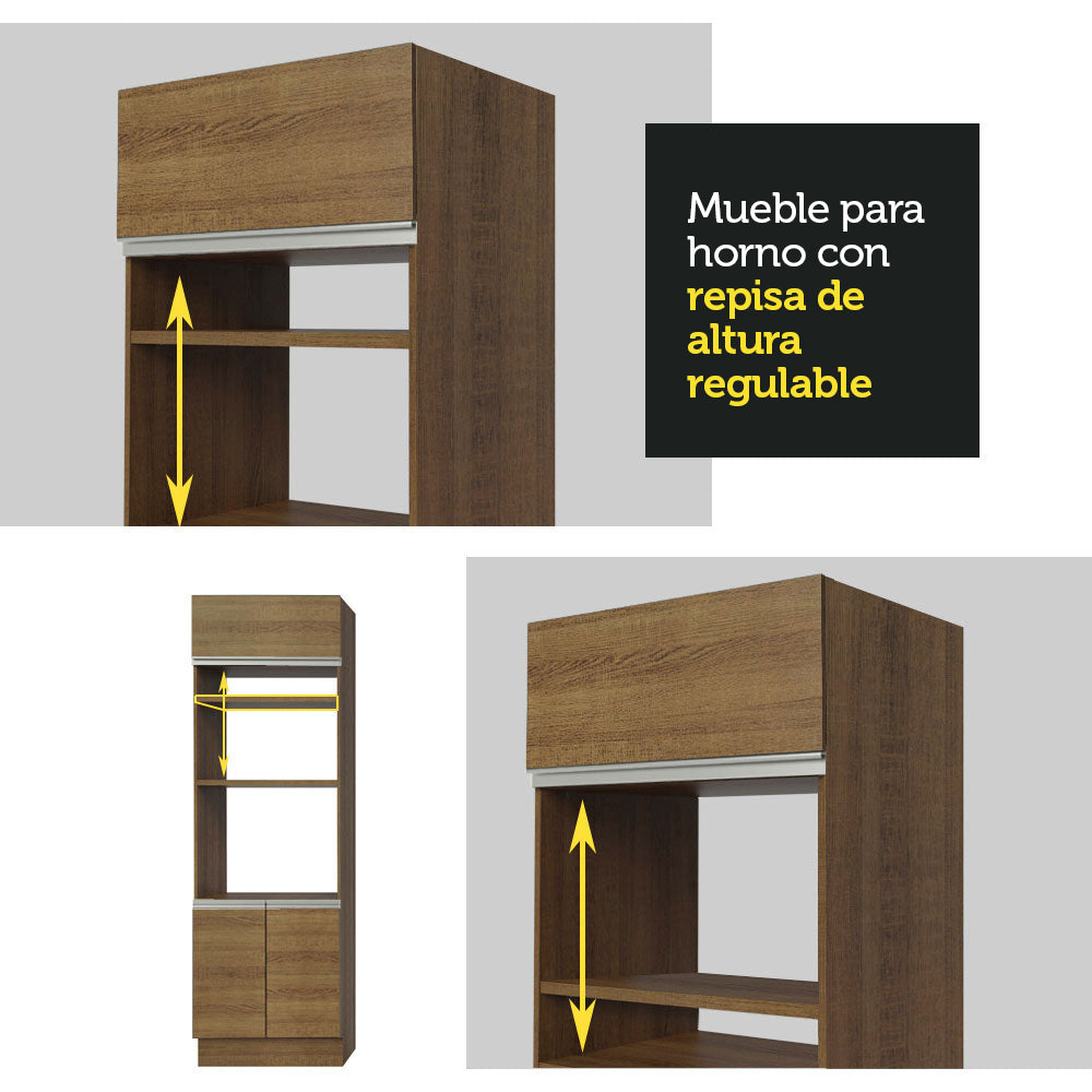 Cocina Integral Jade 2.70 Metros Marrón 09
