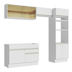 Cocina Integral Glamy 2.70 Metros Blanco 12